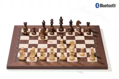 Szachownica elektroniczna DGT Bluetooth E-Board Palisander + Figury DGT Timeless